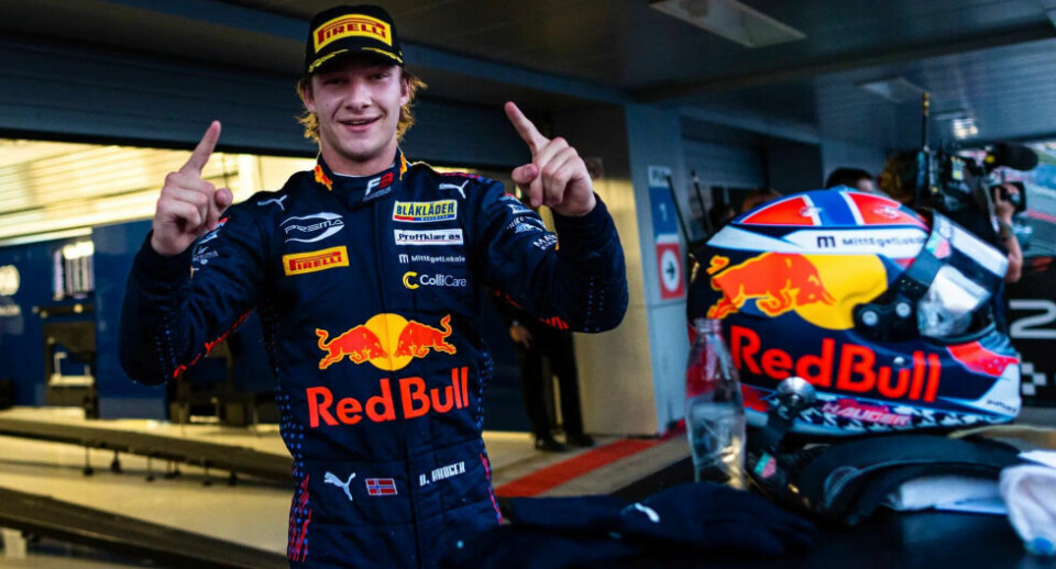 KOMMENDE STJERNE. Dennis Hauger kan bli den mest kjente norske indrettsutøveren noensinne i løpet av et par år. KOMMENDE STJERNE. Dennis Hauger kan bli den mest kjente norske indrettsutøveren noensinne i løpet av et par år. Foto: Redbull