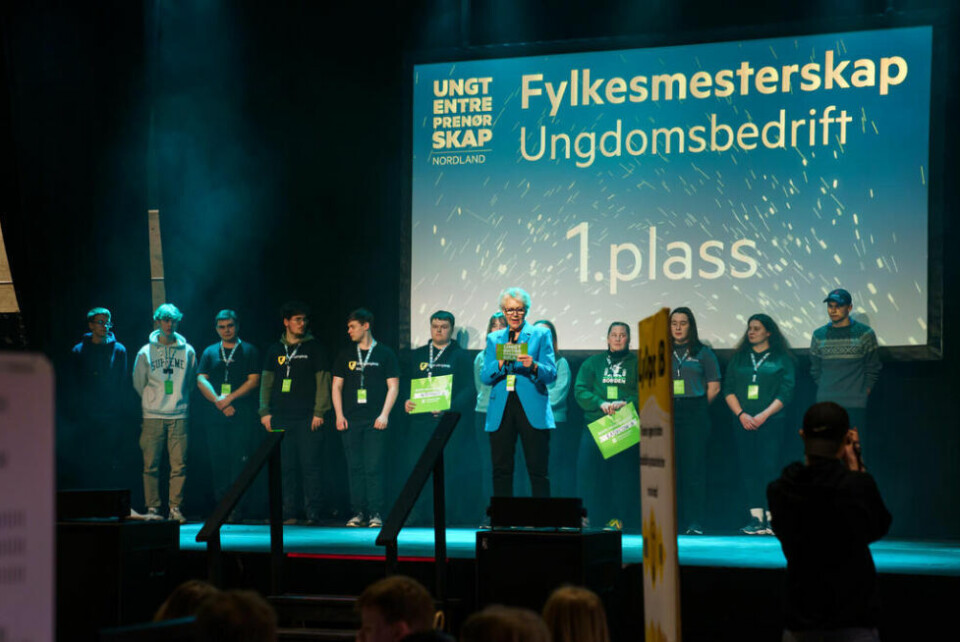 VANT. Automagic UB fra Saltdal videregående skole vant fylkesmesterskapet for ungdomsbedrifter. VANT. Automagic UB fra Saltdal videregående skole vant fylkesmesterskapet for ungdomsbedrifter. Foto: Sondre K. Jensen, KnustKamera.