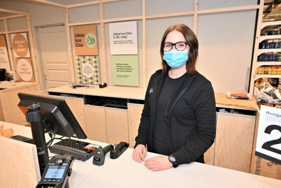 UTVALG. Clas Ohlson-gjengen har et bredt utvalg av maskiner og verktøy til utleie, forteller teamleder Lotte Buarøy. UTVALG. Clas Ohlson-gjengen har et bredt utvalg av maskiner og verktøy til utleie, forteller teamleder Lotte Buarøy.