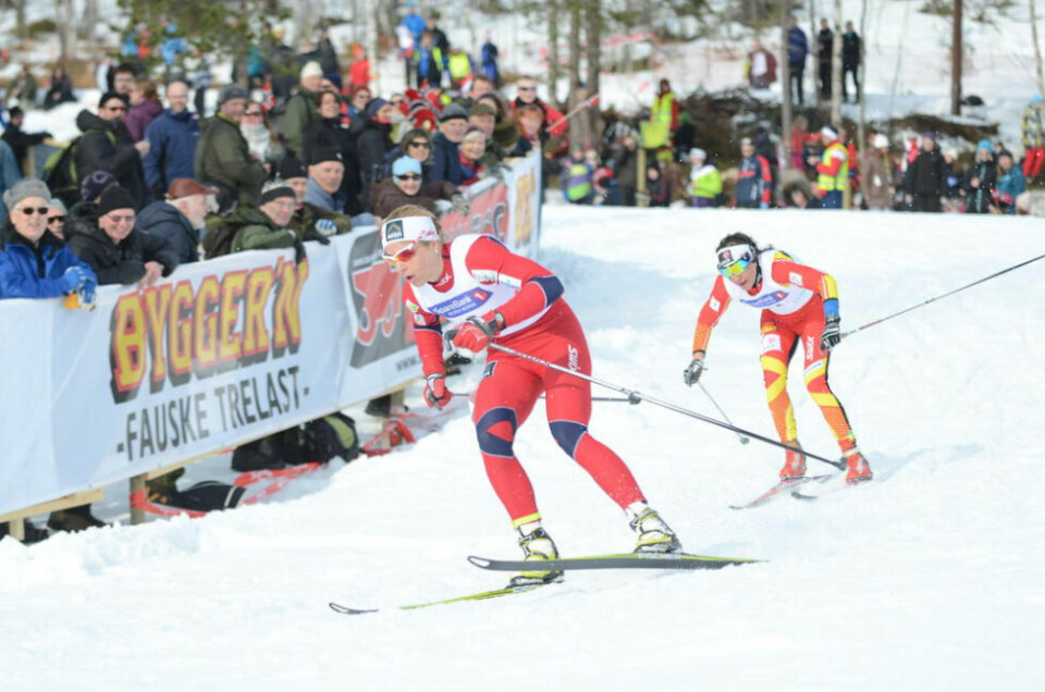NMAstrid Uhrenholdt Jacobsen og Heidi WengTeamsprint NMAstrid Uhrenholdt Jacobsen og Heidi WengTeamsprint Foto: Espen Johansen
