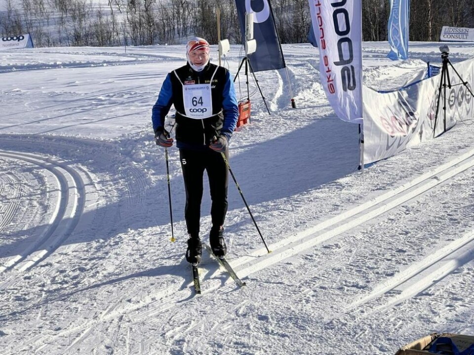 FORNØYD. Morten Tømte fra Eidsvoll hadde tatt turen til Sulis og hadde en nydelig dag på ski. FORNØYD. Morten Tømte fra Eidsvoll hadde tatt turen til Sulis og hadde en nydelig dag på ski. Foto: Espen Johansen