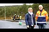 STOLTE. Både ordfører Siv Anita Johnsen Brekke og enhetsleder VVA, Frank Zahl, er fornøyd med den nye veien mellom Finneid og Hauan. Foto: Bjørn L. Olsen