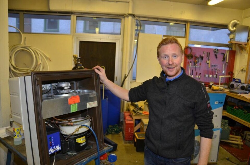 SELGER FIRMAET. Ben Remy Molid i Indre Salten Termoteknikk SELGER FIRMAET. Ben Remy Molid i Indre Salten Termoteknikk Foto: Sverre Breivik