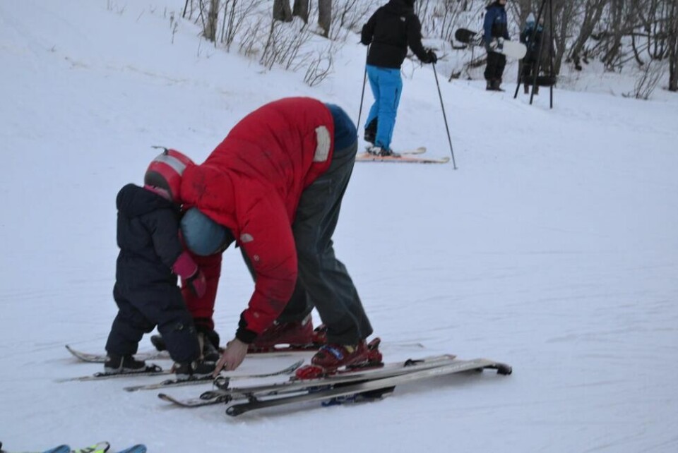 KRØKES. Tidlig krøkes den som god alpinist skal bli! KRØKES. Tidlig krøkes den som god alpinist skal bli!
