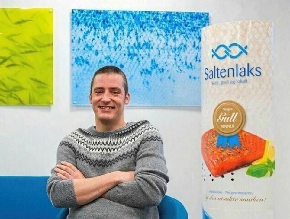 OVERTAR. Tommy Pettersen og Salten Salmon-fabrikken i Rønvika vil overta produksjonen av Saltenlaks-produktene. OVERTAR. Tommy Pettersen og Salten Salmon-fabrikken i Rønvika vil overta produksjonen av Saltenlaks-produktene. Foto: Bård Selfors