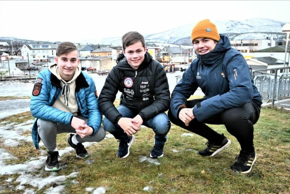 FILMSKAPERE. Julian Rasch Soleng, Lucas Storjord Johansen og Casper Gulliksen har stor tro på at kortfilmen deres vil gå videre til storvisningen til Filmfest Salten i Bodø til våren. FILMSKAPERE. Julian Rasch Soleng, Lucas Storjord Johansen og Casper Gulliksen har stor tro på at kortfilmen deres vil gå videre til storvisningen til Filmfest Salten i Bodø til våren. Foto: Kenneth Strømsvåg