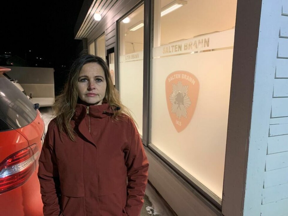 STERK MOTSTAD. Kathrine Moan Larsen har jobbet målrettet med å få fram konsekvensene av omleggingen av brannberedskapen i Salten. Hun må bare konstatere at Sulis nå er uten egen mannskaper til det blir ansatt nye. STERK MOTSTAD. Kathrine Moan Larsen har jobbet målrettet med å få fram konsekvensene av omleggingen av brannberedskapen i Salten. Hun må bare konstatere at Sulis nå er uten egen mannskaper til det blir ansatt nye. Foto: Espen Johansen