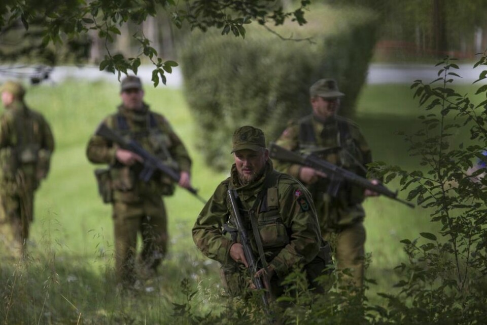 NY FORENING. Nyopprettede Heimevernssamfunnet er en partipolitisk og uavhengig forening som bygger på verdiene respekt, ansvar og mot. Bildet er fra en tre dagers øvelse i Beiarn og på Saltfjellet i 2015. NY FORENING. Nyopprettede Heimevernssamfunnet er en partipolitisk og uavhengig forening som bygger på verdiene respekt, ansvar og mot. Bildet er fra en tre dagers øvelse i Beiarn og på Saltfjellet i 2015. Foto: Per Inge Johnsen