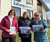 HJERTESAKEN. Nasjonalforeningen for folkehelsen samler inn penger og er en viktig bidragsyter til forskning på hjerte- og karsykdom. Fra venstre: Mona Hanssen, Lene Gulstad og Erna Josefsen. Foto: Lise Berntzen