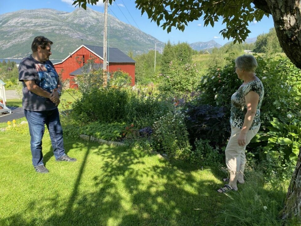 Paret har laget en oase