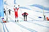 SPURT. Bjørn Dæhlie spurtet mot Adrian Sandnes Lillevoll i Kobberløpet 2019. Mona Mosti i Kobberløpet har tro på at de skal finne en måte å arrangere Kobberløpet og Marcialonga Arctic Ski Race henholdsvis 1. og 8. mai. Foto: Espen Johansen