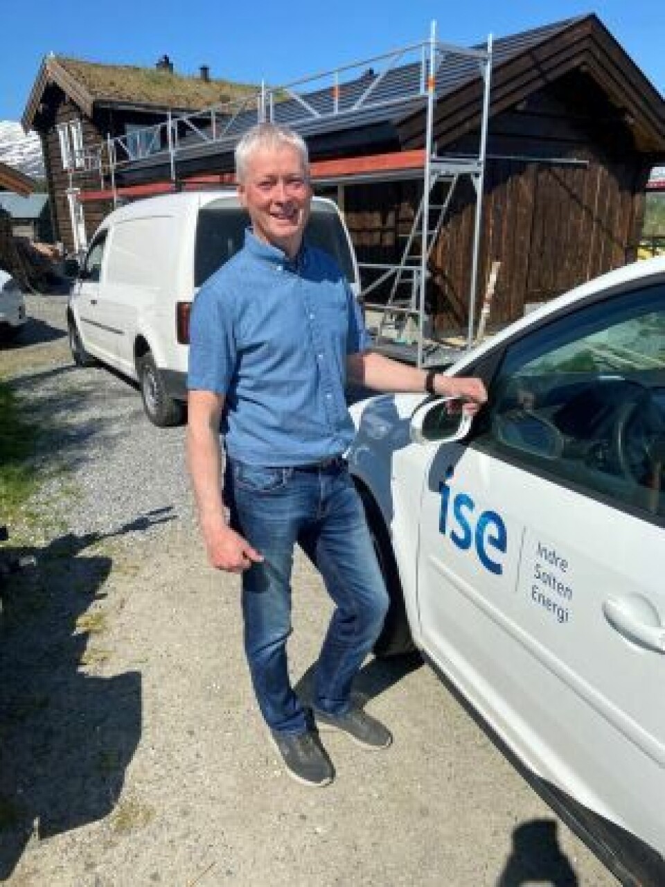 PROSJEKTLEDER. Kjell Åge Sollid fra Indre Salten Energi. PROSJEKTLEDER. Kjell Åge Sollid fra Indre Salten Energi. Foto: Kenneth Strømsvåg