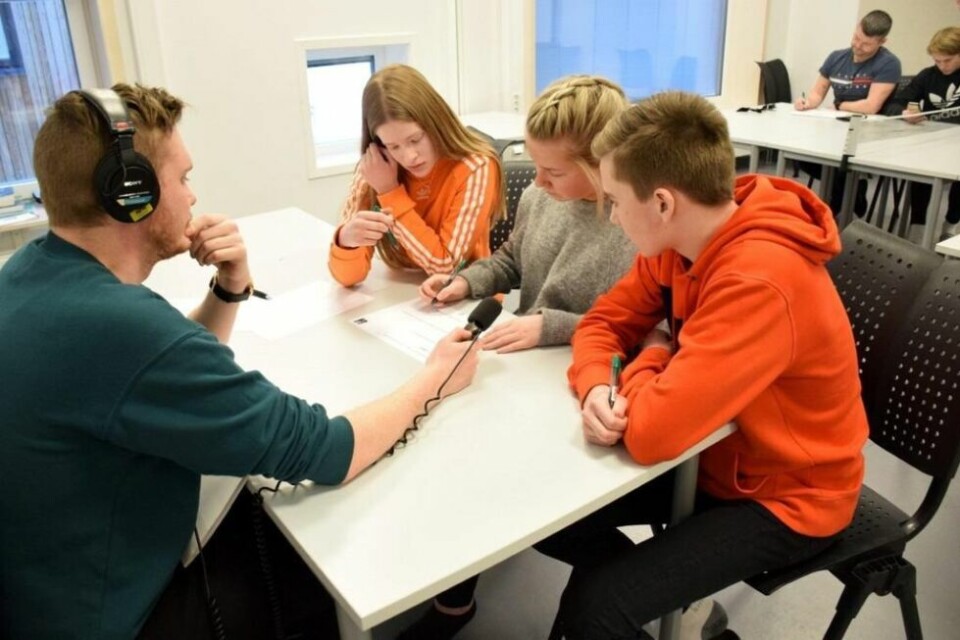 KONKURRANSE. NRK Nordland er i gang med en ny runde med Klassequiz. Her fra Vestmyra skole under konkurransen i februar 2019. KONKURRANSE. NRK Nordland er i gang med en ny runde med Klassequiz. Her fra Vestmyra skole under konkurransen i februar 2019. Foto: Frida Kalbakk