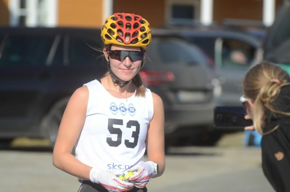 Kobberløpets rulleskirennMarie gikk på 38.53, en stor forbedring fra fjorårets 41.45