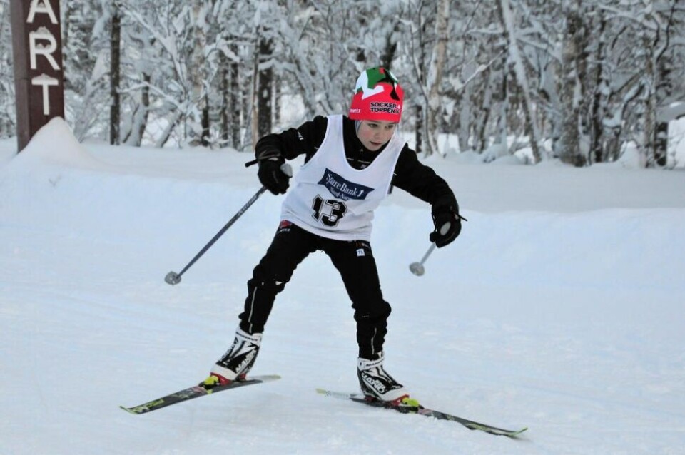SKIRENN. Torsdag starter IL Vinger denne vinterens cuprenn. Emil Staupåmo Bentsen og de andre unge skiløperne i Saltdal kan annenhver uke gå renn på Vensmoen og Russånes. SKIRENN. Torsdag starter IL Vinger denne vinterens cuprenn. Emil Staupåmo Bentsen og de andre unge skiløperne i Saltdal kan annenhver uke gå renn på Vensmoen og Russånes. Foto: Lars Olav Handeland