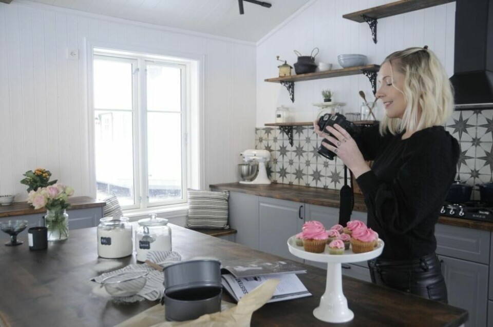 MARKEDSFØRING. Siljes Instagram-konto ”Sukkerfruen” har fått over 5.500 følgere. Den er en viktig kanal for markedsføring. MARKEDSFØRING. Siljes Instagram-konto ”Sukkerfruen” har fått over 5.500 følgere. Den er en viktig kanal for markedsføring. Foto: Maria Edvardsen