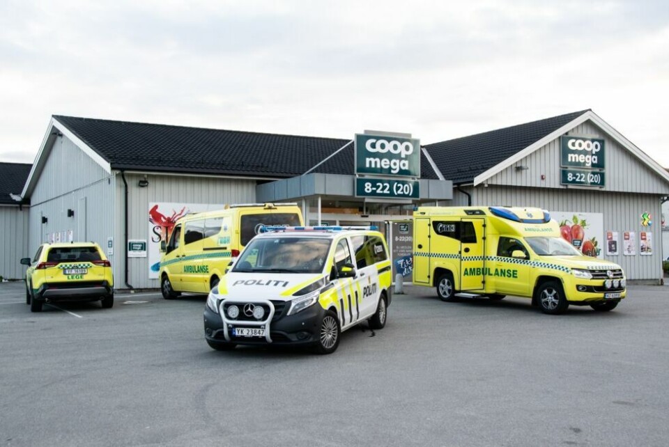 MEGA. Voldsepisoden skjedde på Coop Mega i Fauske sentrum. MEGA. Voldsepisoden skjedde på Coop Mega i Fauske sentrum. Foto: Tarjei Abelsen