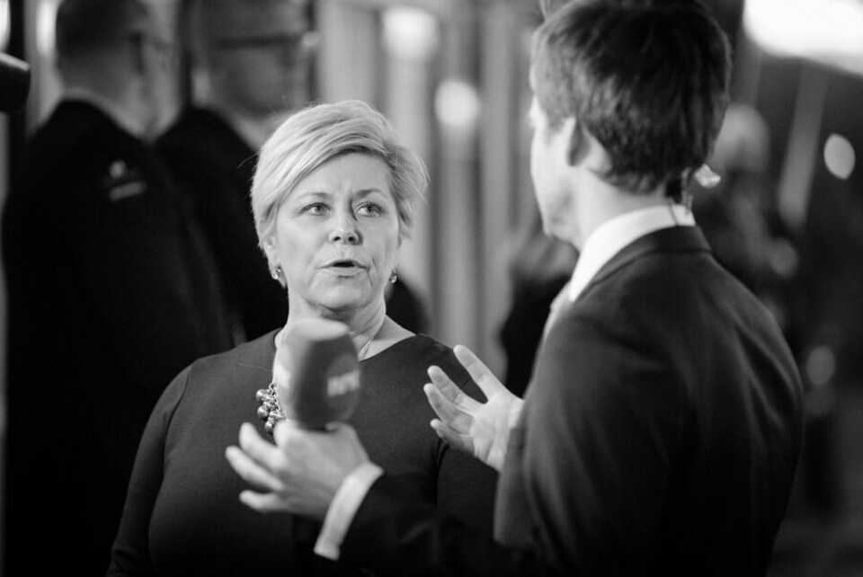 GIKK AV. Siv Jensen tok Frp ut av regjering i forrige uke. GIKK AV. Siv Jensen tok Frp ut av regjering i forrige uke. Foto: Tore Sætre