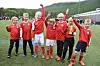 KAN JUBLE: Lucas Olsen Bauer, Marcus L. Pettersen, Tuva Langvad, Ludvik Rørvik, Ida Lian, Leah T. Bye og Tobias Vikestad på Saltdalkameratene representerer årets Fair Play-klubb i Nordland. Foto: Sylvia Bredal