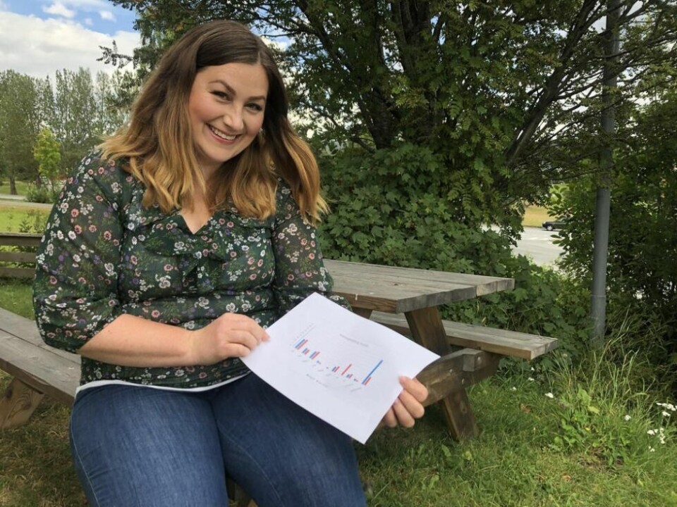 FORNØYD. Ordførerkandidat Marlen Rendallm Berg i Fauske Senterparti har foreslått å gå sammen med Ap og Høyre om makta i Fauske. FORNØYD. Ordførerkandidat Marlen Rendallm Berg i Fauske Senterparti har foreslått å gå sammen med Ap og Høyre om makta i Fauske. Foto: Helge Simonsen