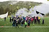 FOR ALLE. Fylkesråden i Nordland vil jobbe for at ikke økonomi skal hindre unge å være med i idrett. Slik avsluttet IL Vinger fotballskolen i fjor, med et skikkelig ball-slipp. Foto: IL Vinger Foto: IL Vinger