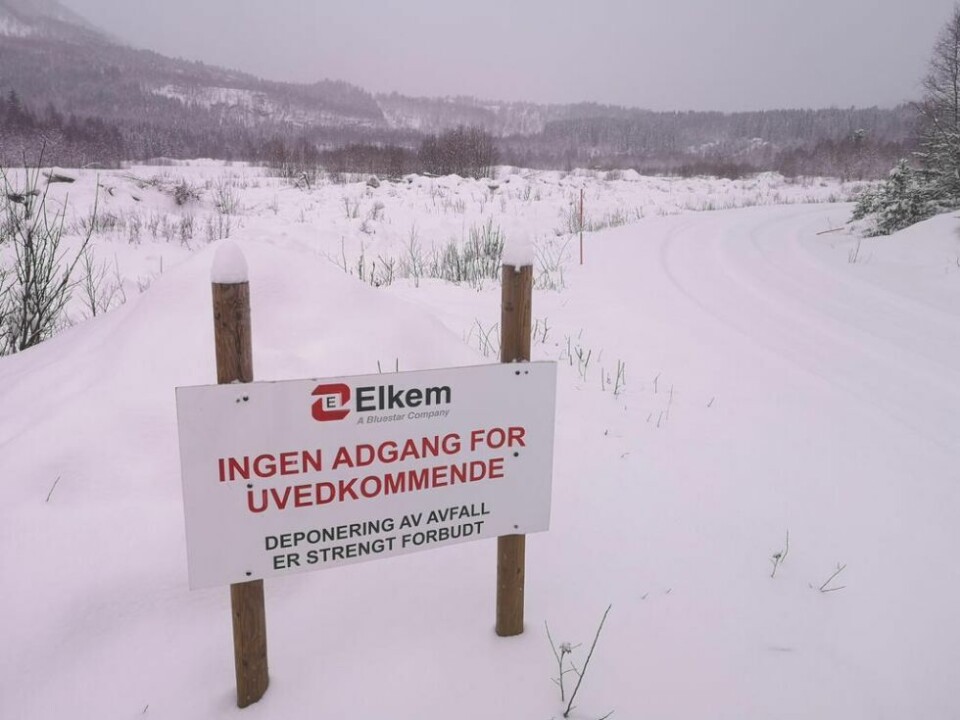Andkil deponi Elkem Salten ekspropriasjon Andkilen Andkil deponi Elkem Salten ekspropriasjon Andkilen Foto: Tarjei Abelsen