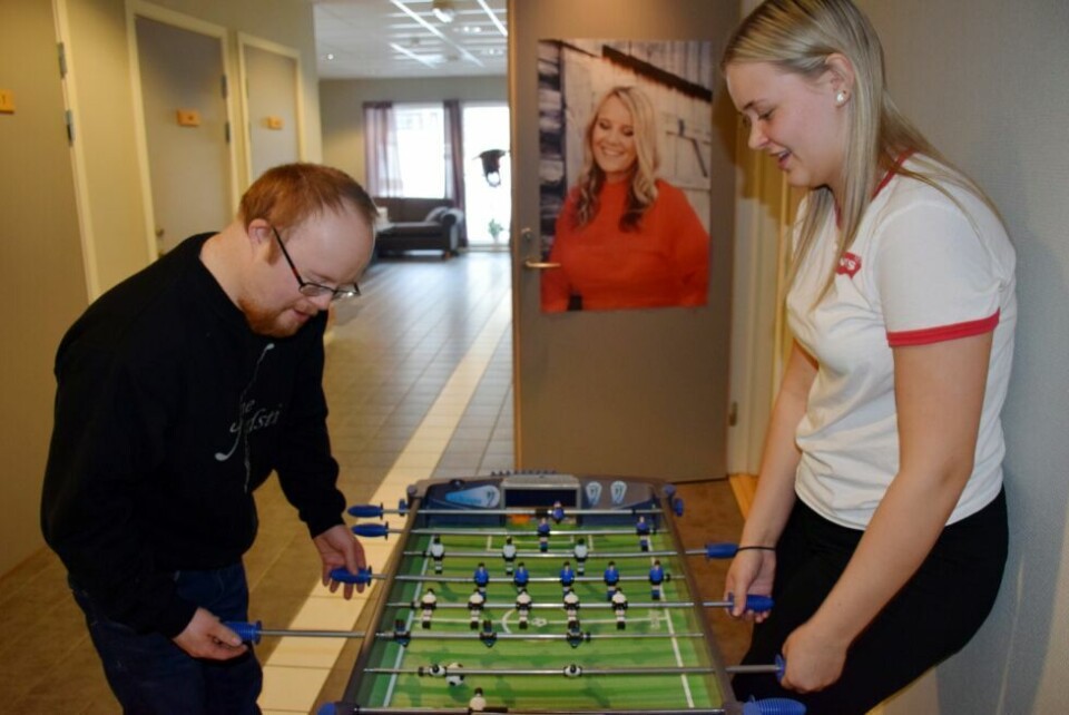 Dina og Rune liker hverandres selskap og de kan tulle med hverandre. Dina og Rune liker hverandres selskap og de kan tulle med hverandre. Foto: Sylvia Bredal
