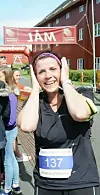 Hun har også funnet glede i løping, og har vært med på Hårekmila to ganger. Foto: Bilder utlånt av Linda Grovassbakk