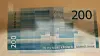 NY LOOK. Dette er den nye 200-kroneseddelen, som erstatter den med bildet av Kristian Birkeland på. Foto: Ingrid Simonsen