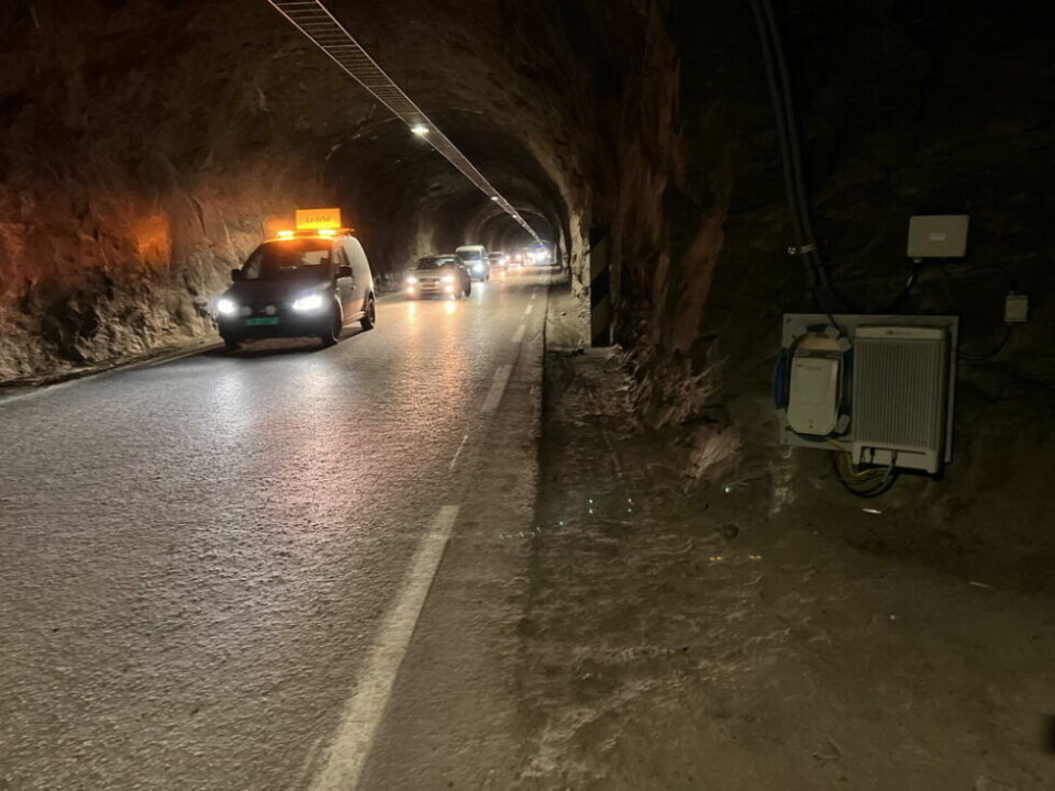 Veiarbeid. Ledebil tunnel Veiarbeid. Ledebil tunnel Foto: Espen Johansen