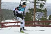 SØLVGUTT. Alexander Os blr nummer to på sprinten under NM i skiskyting lørdag. Foto: Svein Halvor Moe