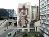 STOR INTERNASJONALT. Dette er et verk av den kjente kunstneren ved navn Borondo. Han hadde for ikke lenge siden et soloshow i London, som mange omtalte som tidenes utstilling i London. Foto: UpNorth