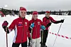 PÅ KM. Marie Risvoll Amundsen, Marte Alstad-Larsen og Leander Fredheim var tre av Fauske-løperne som var i aksjon på KM i Mosjøen. Begge foto: Fauske IL ski