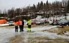 MANGE LETTE. Leteaksjonen i Øvervatnet etter en mann i 70-årene er avsluttet inntil videre. Foto: Bjørn L. Olsen
