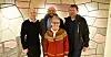 ARRANGØRER. Disse samarbeider om samisk aften. Fra venstre: Kim Bjørnå, restaurantsjef på Fauske Hotell, Eskil Kristensen, kjøkkensjef på Fauske hotell, Bjørn Skoglund, kinosjef og arrangementansvarlig i kommunen, og Margareth Ranberg. Foto: Victoria Finstad