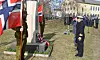 MARKERING. Frigjøringsdagen markeres blant annet med kransenedleggelse ved minnestøtta i Melenci park.