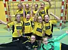 TAPER ALDRI. Disse Rognan-jentene har ikke tapt en eneste kamp i J11-serien i år. Bak fra venstre; Ingrid Dyrnes, Frida Hemminghytt, Kjersti Johansen, Frida Testad. Midten fra venstre; Thea Myhre, Sigrid Vassbotn, Eva Grønvold, Synne Olsen. Foran er Nora Madsen og Maya Ingvaldsen. Ingrid Bentsen er også endel av laget, men var bortreist da bildet ble tatt. Foto: Rognan IL