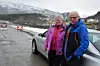 SNUDDE. Anne-Lise og Torger Hjemås fra Fauske skulle på påsketur til hytta i Buvika, men måtte snu fordi veien er stengt. Alle foto: Eva S. Winther