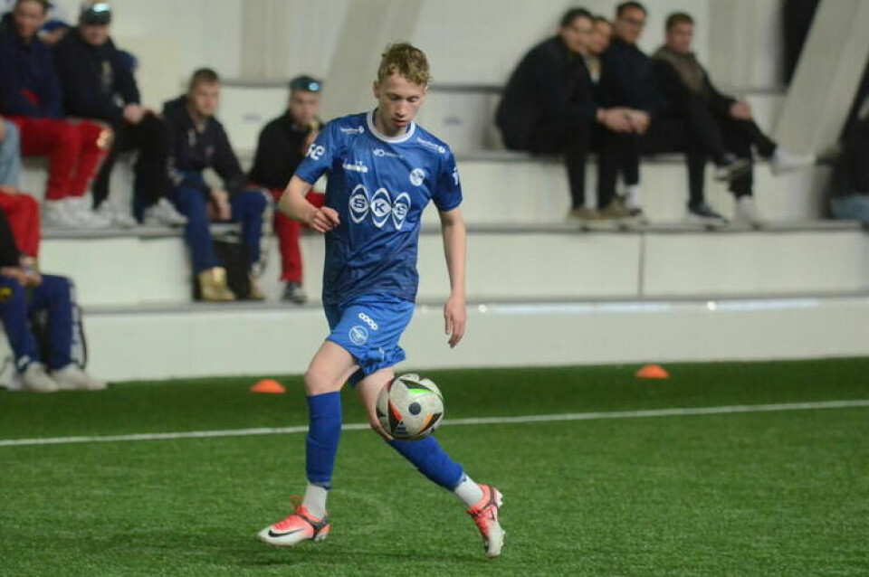 VIKTIG. Julian Olsen har funnet scoringsformen i det siste og scoret også mot Grand da Sprint sikret kvaliken til neste års tredjedivisjon. VIKTIG. Julian Olsen har funnet scoringsformen i det siste og scoret også mot Grand da Sprint sikret kvaliken til neste års tredjedivisjon. Foto: Espen Johansen