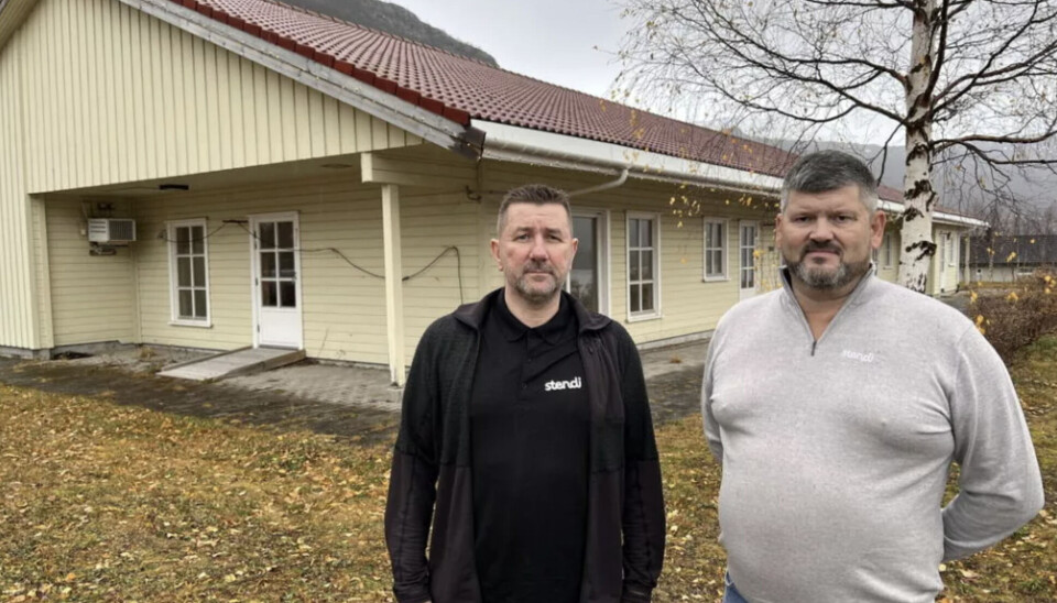 SNART KLARE. Virksomhetslederne Knut Anton Karlsen og Bjørn Viken i Stendi var i forrige uke i Sulitjelma der selskapet satser på å åpne et tilbud for inntil seks beboere fra januar.