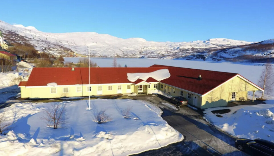 FYLLES OPP. Stendi skal inn i den delen av tidligere Sagtun til høyre i bildet. I delen til venstre har huseier Nordland Taxi sin egen virksomhet.