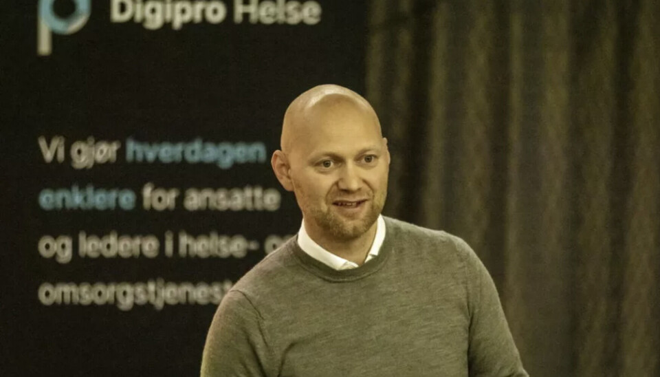 FORNØYD. Daglig leder i Digipro Helse, Ørjan Kristensen kan se tilbake på Helseuka med et smil om munnen etter å ha fått mange gode tilbakemeldinger.