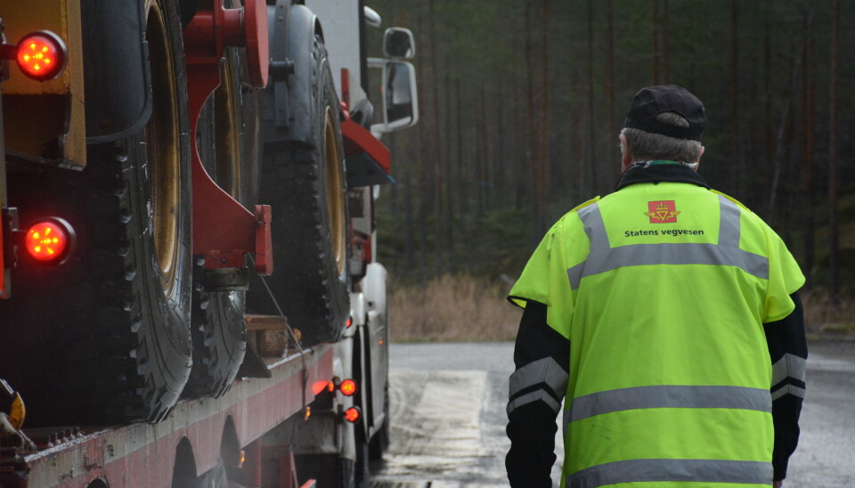 KONTROLL. Statens vegvesen hadde kontroll på Fauske onsdag. Bildet er fra en tidligere kontroll.