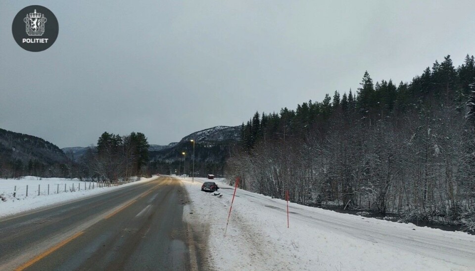 Trafikkulykke på E6 i Saltdal