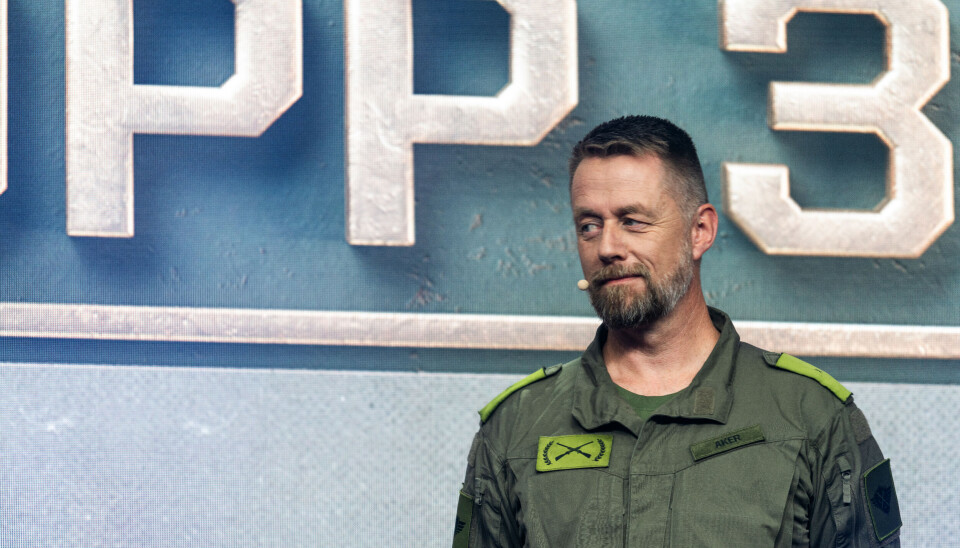 FENRIKEN. Geir Aker kommer til Fauske på mandag. Her er han under TV 2s høstmeny på Sentralen i Oslo under lanseringen av Kompani Lauritzen. Foto: Thomas Fure / NTB