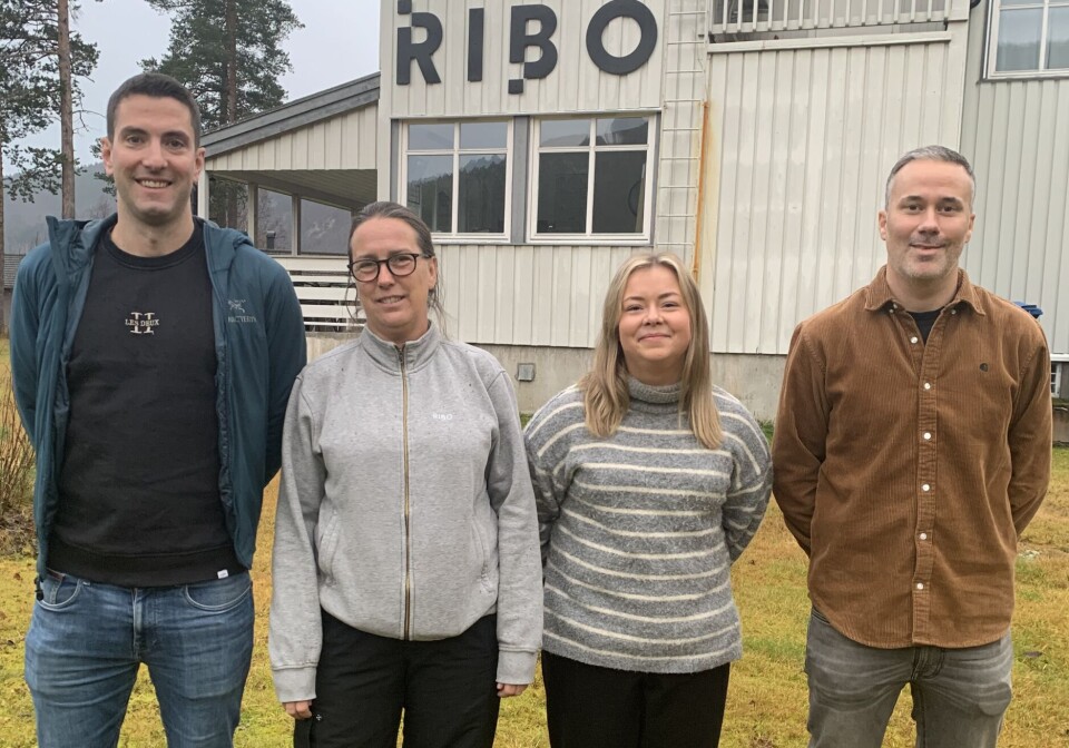 Ribo. Fra venstre Torbjørn Vassbotn, Åse Øien, Julia Karlsen og Mikael Meisler