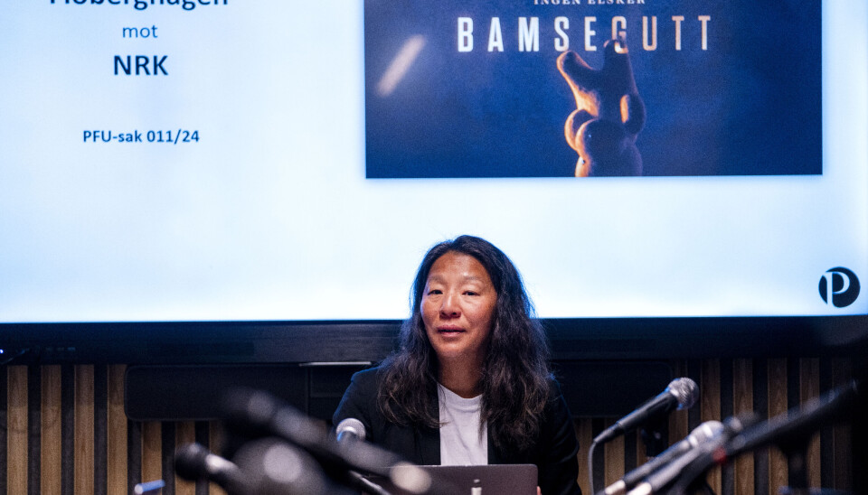 Anne Weider Aasen under et PFU-møte hvor de behandlet blant annet klagen mot NRKs dokumentarserie 'Ingen elsker bamsegutt'.