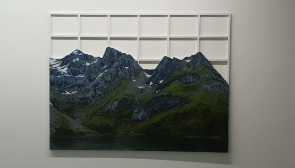 FAUSKE. Kunstneren Tom Kosmo fra Fauske er representert på Nordnorsken med dette bildet kalt Northern Backdrop.