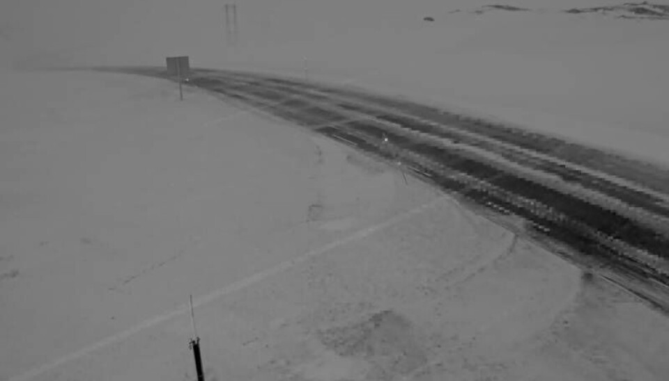 Det er snøfokk på Beiarfjellet tirsdag morgen og fare for at det kan bli kolonnekjøring.