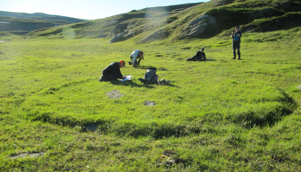 Ritualer: - Noen av kulturminnene er som dette, gjenværende tegn på rituelle handlinger som har vært gjennomført i området, forteller forfatterne